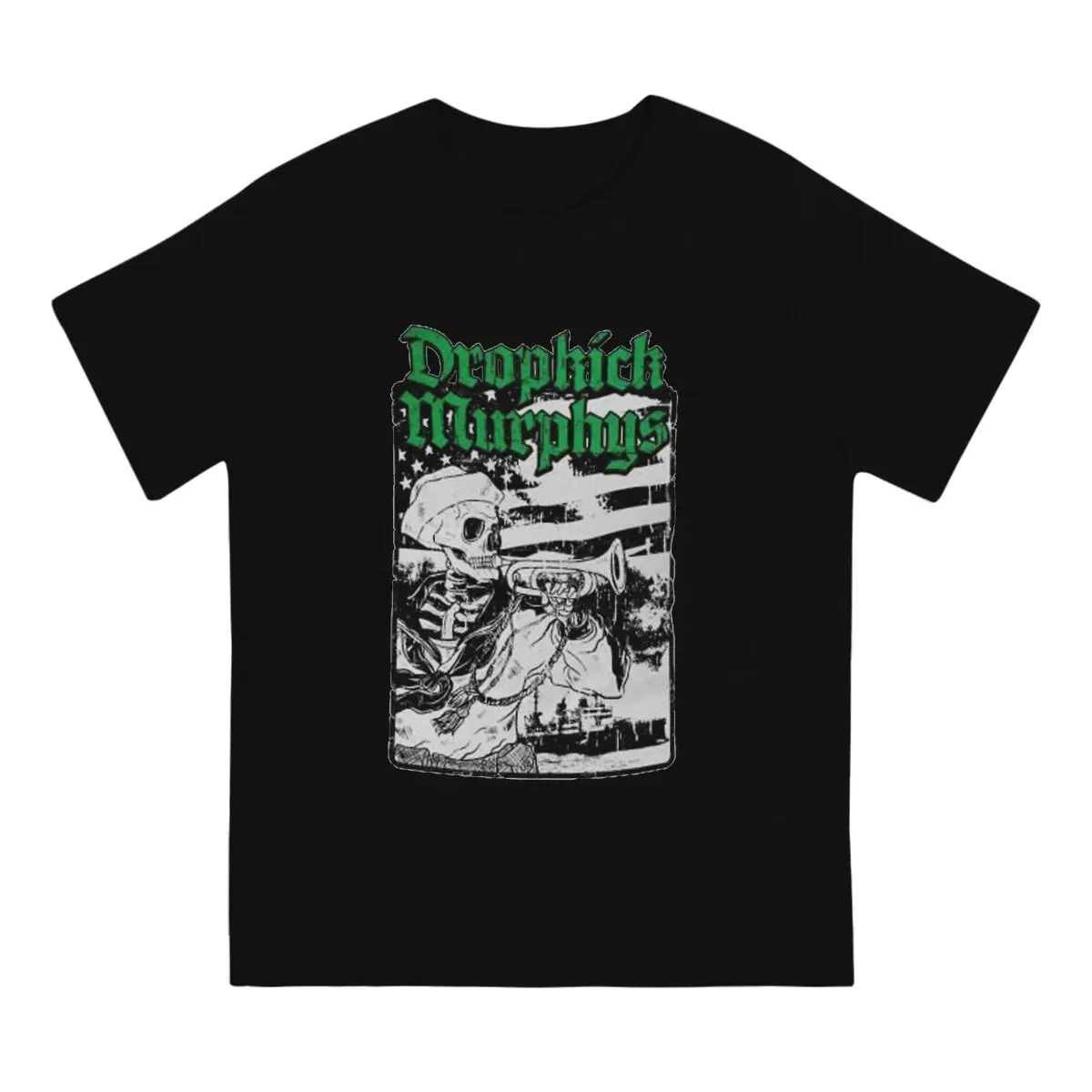 Men T-Shirt Metaltallica Funny Pure Cotton Tee Shirt Short Sleeve Dropkick Murphys T Shirts Round Collar Clothing New Arrival