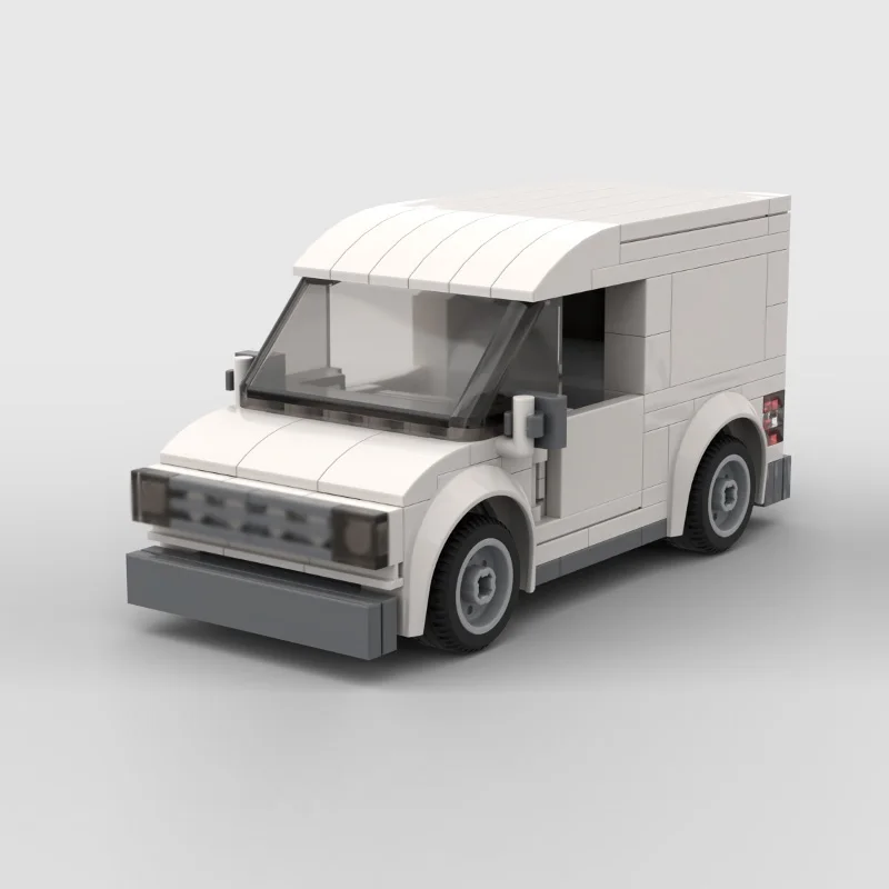 Speed Racing Car Model MOC Building Bricks Compact Panel Van Modular Technology Children Holiday Gifts Assemble Toys Suit