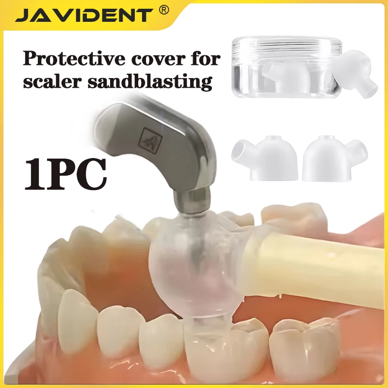 2Pc Dental Tiny Cover for Aluminum Oxide Air Abrasion Micro Blaster Sandblaster Powder Dust Proof Cap 134℃ Autoclave
