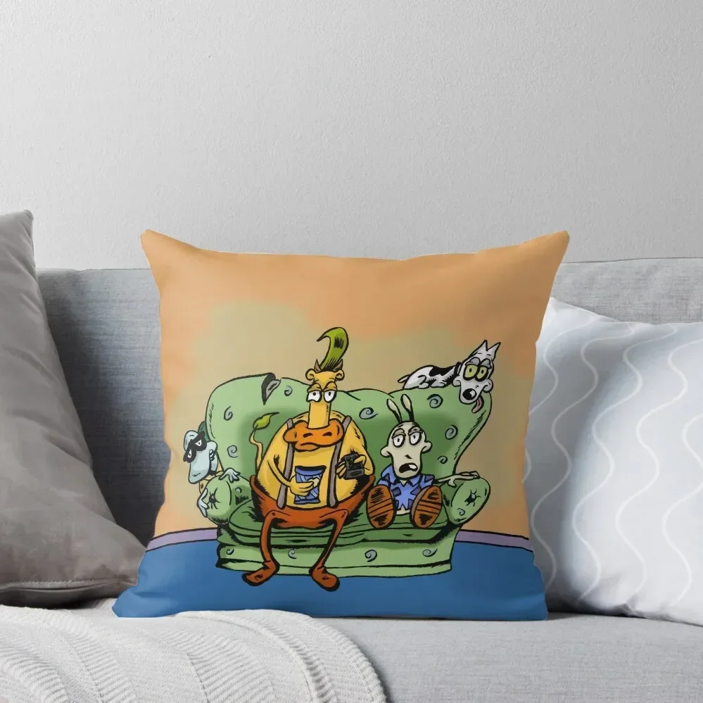 

Rocko's Modern Life Throw Pillow luxury covers christmas supplies Marble Cushion Cover ornamental pillows pillow