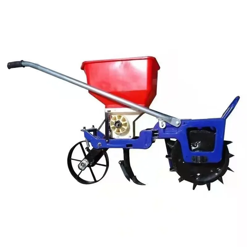 for Multifunctional Hand Push Corn Fertilizer Planter Powered Topdressing Machine for Fruit Tree Wheat Soybean