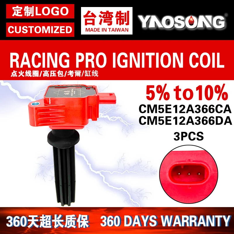 

4 шт. КАТУШКА ЗАЖИГАНИЯ ВЫСОКОЙ ЭНЕРГИИ UF670 CM5E12A366CA ДЛЯ FORD EDGE FOCUS RS ST MUSTANG EXPLORER ESCAPE 2,0 2,0 T 2,3 T L4