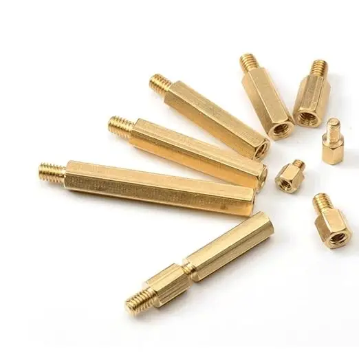 2~30Pcs Brass Hex Male Female Standoff M2~M6  Hexagon Spacer Standoffs PCB Column Motherboard Spacer Bolt Single-head
