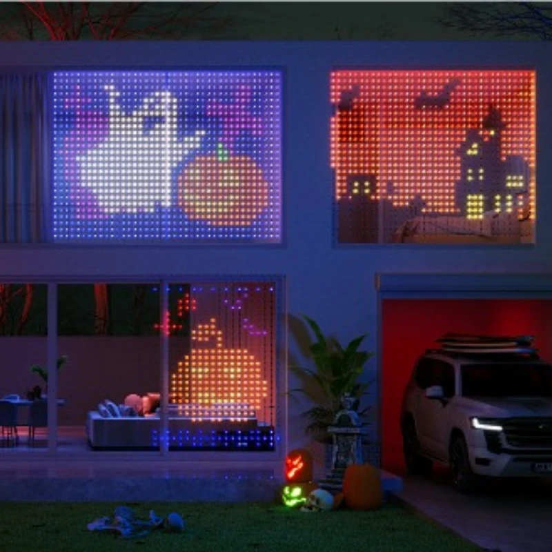 400LED インテリジェントカーテンライト米国プラグ電源簡単なインストール屋内および屋外の装飾照明 DIYparadigm