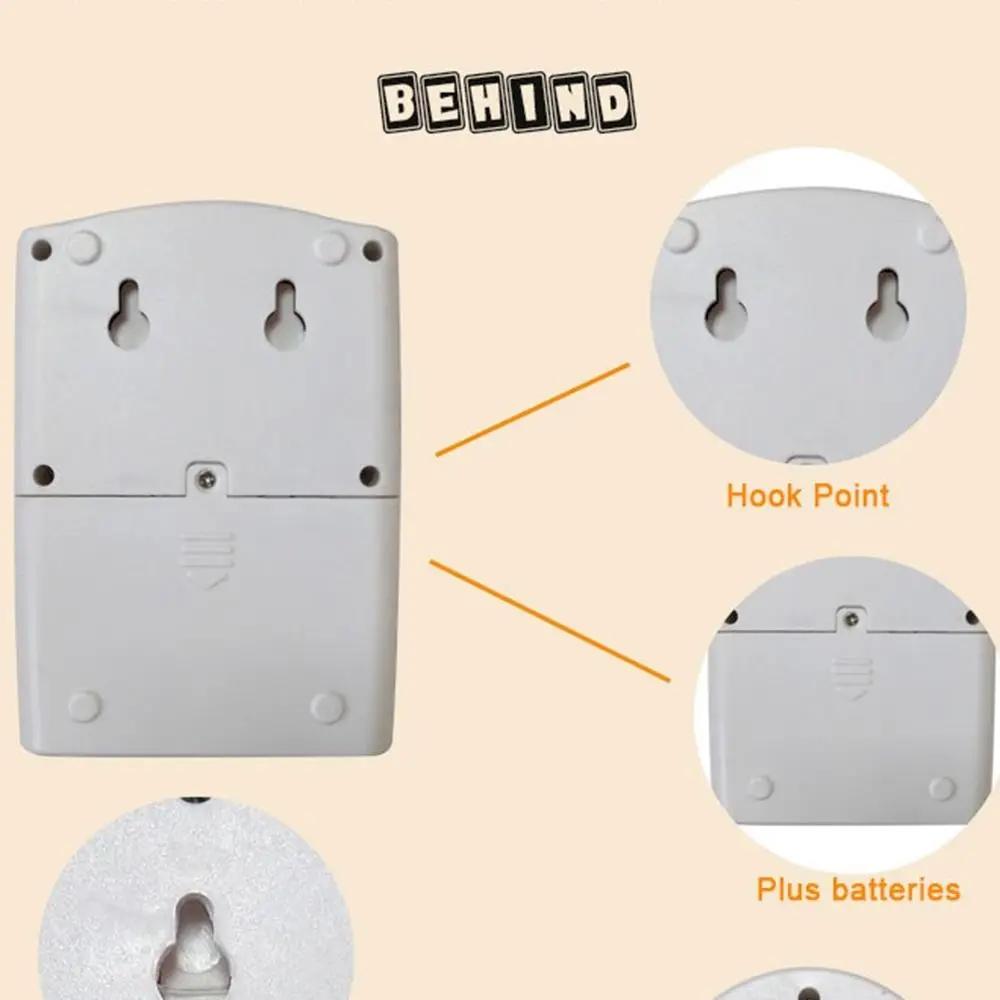 1+2 Wireless Visitor Reminder Sensor Receiver Alarm System The Burglar Alarm Motion Sensor Alarm