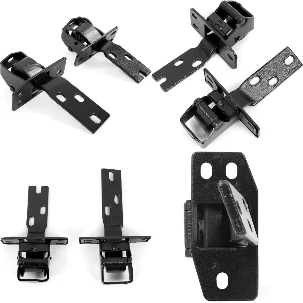 

Дверные петли со стальным порошковым покрытием для пикапа Chevy 1947-1955 годов, верхняя и нижняя, совместимость с левой стороны водителя, винтажный автомобиль