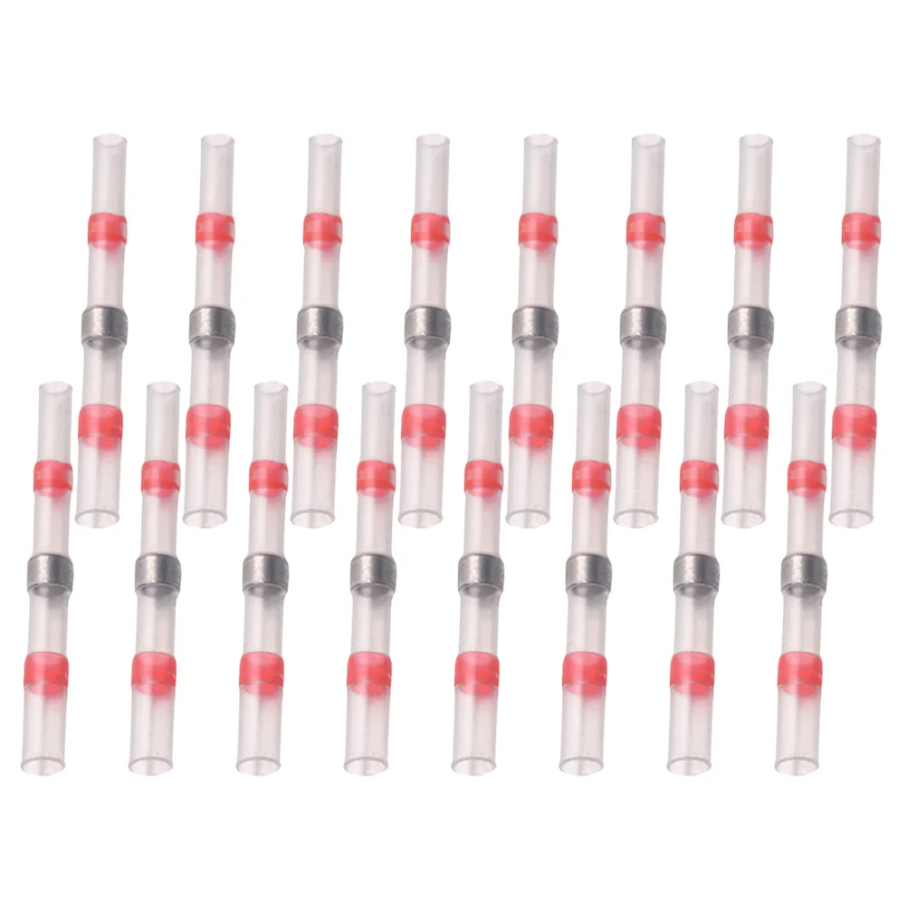 

150Pcs Welding Wire Connectors Heat Shrink Connector Kits Solder Sleeves for Automotive Marine Outdoor Wiring Wire Connectors