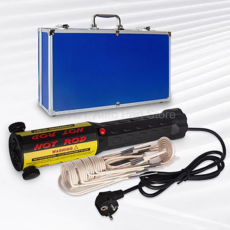 

Небольшой ручной индукционный нагреватель, портативный, 1100 Вт, высокочастотный, беспламенный, для удаления гаек, шестерни, закалки, обработки металла, нагрева