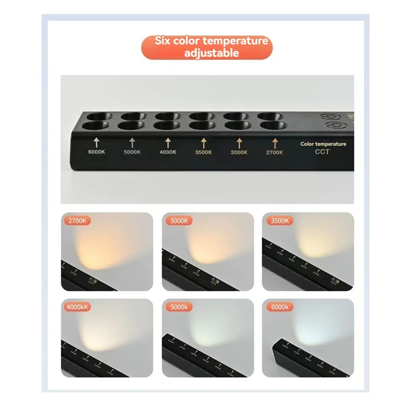 【PARTY】CCT CRI Meter Type-C Rechargeable Lithium Battery 2700K - 6000k Photometer Lighting Motion Sensor Light Tester Tool