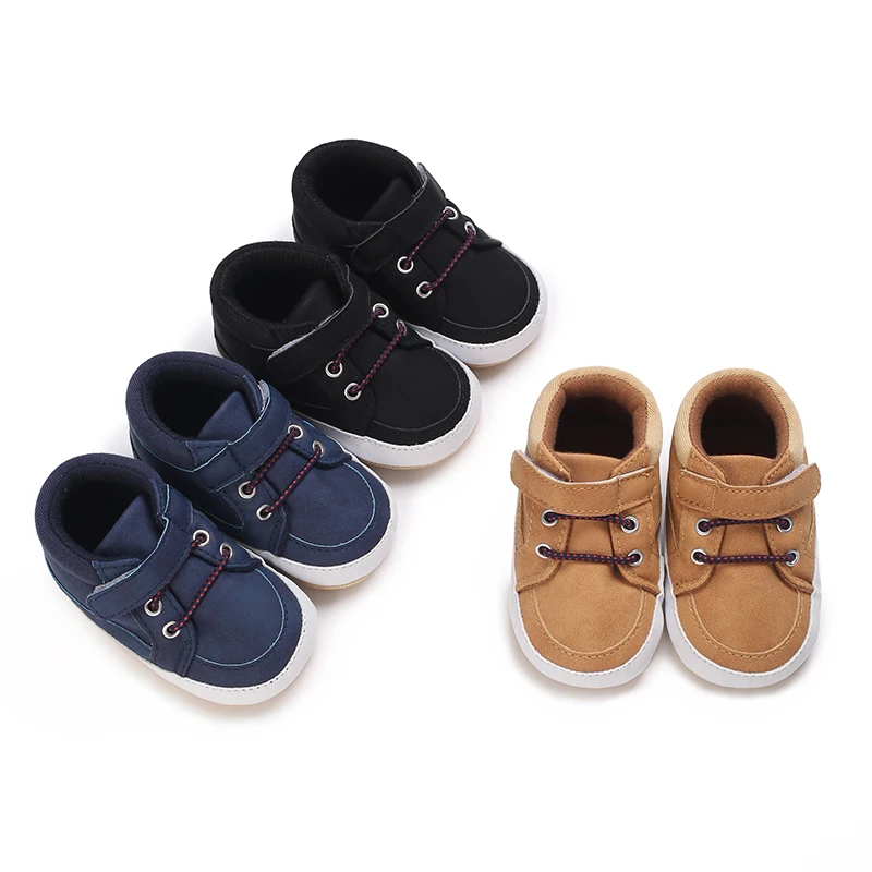 

Spring/Autumn/Winter Newborn Children's Soft Sole Anti-slip Sports Shoes 0-1 Years Old Baby Boy Shoes Fashion Sports Shoes