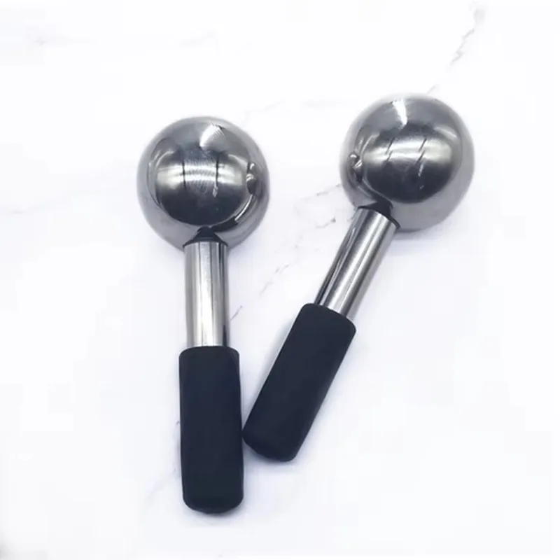 

Facial Beauty Skin Care Tools Cold Eye Massage Roller Popsicle Stainless Steel Ice Hockey Facial