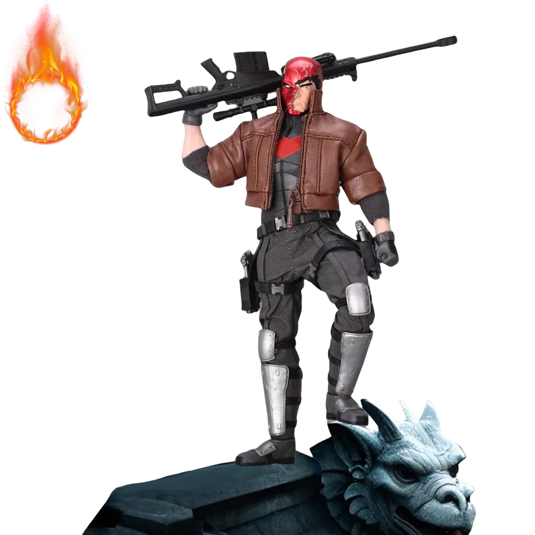 متوفر ToysRemake TRD001 1/12 غطاء محرك السيارة الأحمر المنقولة المخبر كاريكاتير أنيمي رأس صغير نحت عمل الشكل حلية 6 "مجموعة كاملة من اللعب
