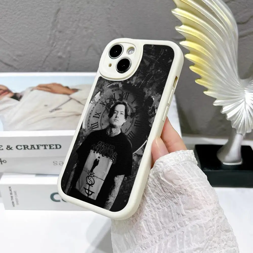 Bad Omens Artwork Tempered Phone Case For Iphone 15 14 13 Pro Max 12 11 Mini X Xr Xs 7 8 Puls Cover