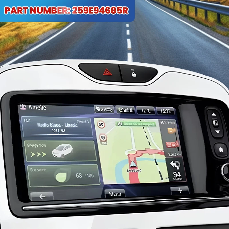 النسخة الأوروبية لبطاقة GPS SD تعمل مع Renault Cars R-Link 11.05 259E94685R GPS Maps Satellite Navigation SD #1