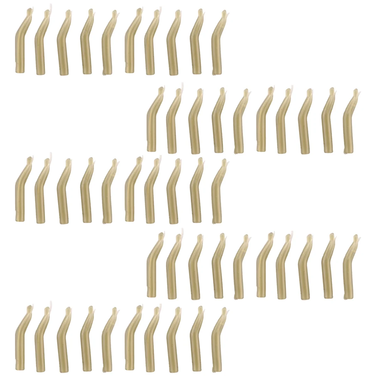 Qualitative! 50Pcs/Lot Carp Fishing Hook Sleeve Hair Rig Line Aligner Soft Anti Tangle Fishing Kickers / Line Aligners Accessori