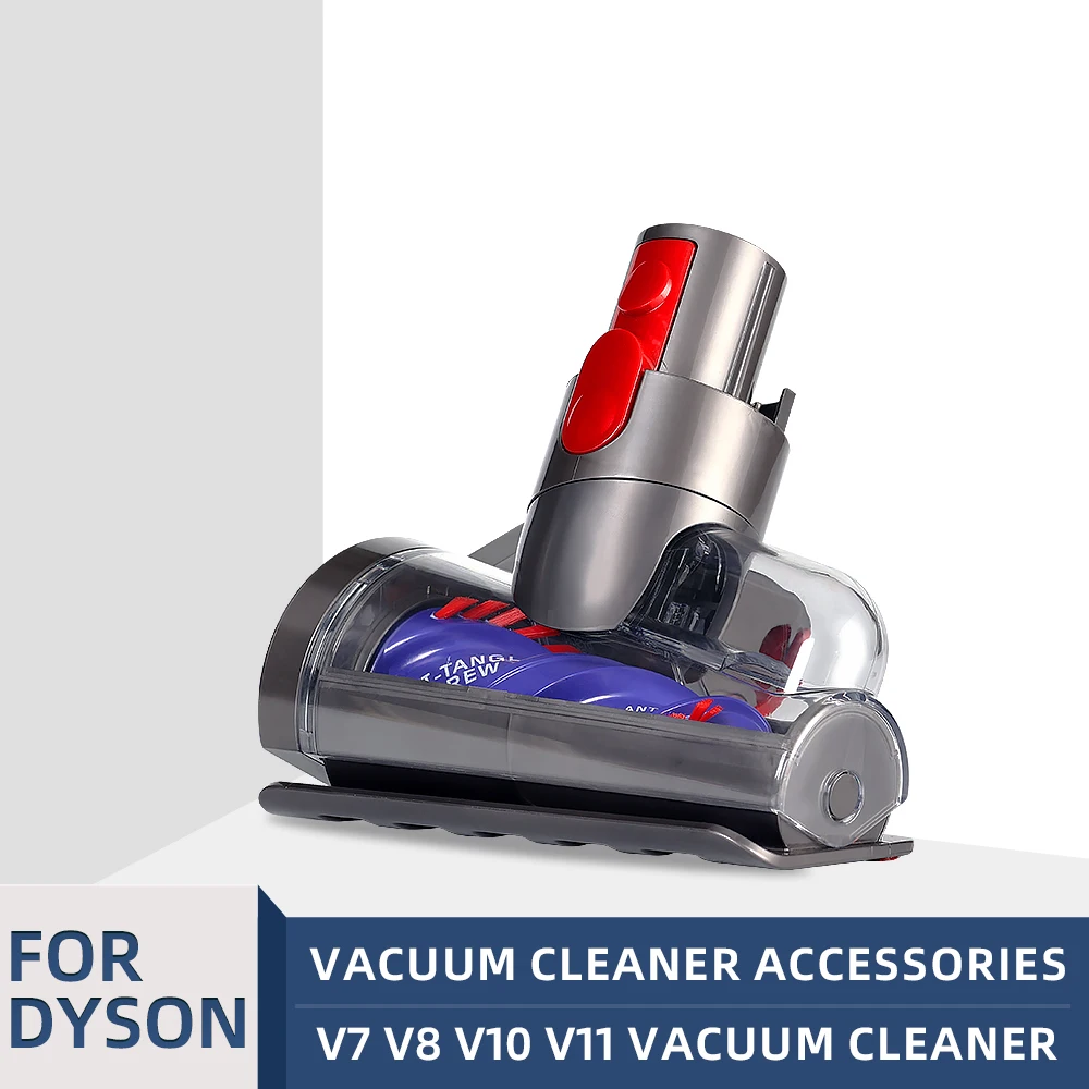 Anti-Tangle Mini Motorized Head for Dyson V7 V8 V10 V11 V15, Hair Screw Tool for Pet Hair & Mattress, SV10 SV11 SV12 SV14 SV22
