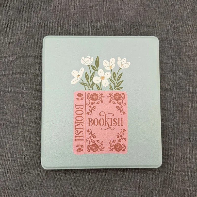 E-book Protective Case for Onyx BOOX Leaf5/5C/5 Accessories Magnetic Cover + Clear Water Bottom All-inclusive E-Books Case