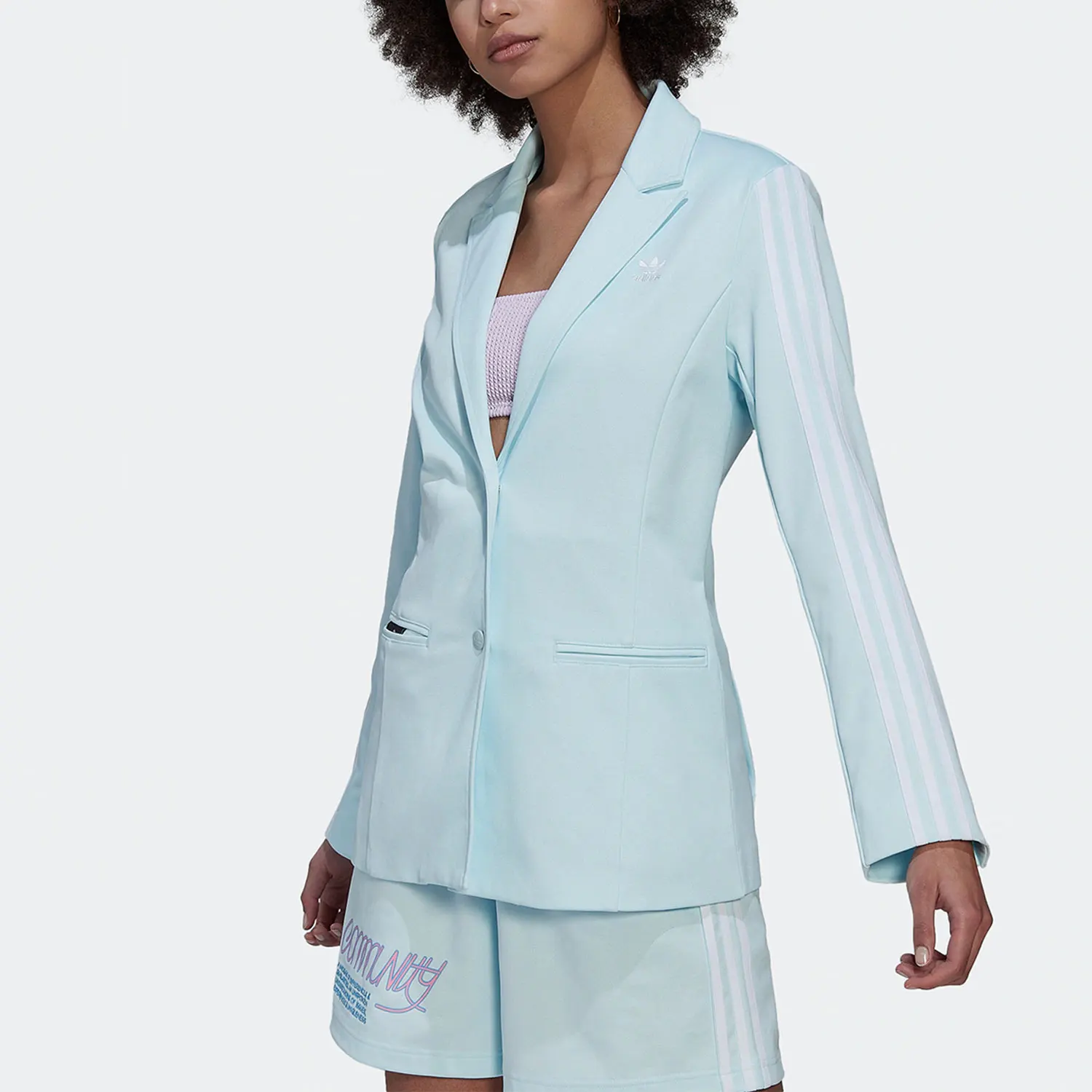 Adidas Official Authentic Women's BLAZER Casual Suit Jacket HT3758