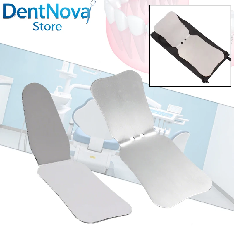 Autoclave Safe Intraoral Mirror, Premium Stainless Steel Dental Reflector for Oral Exam, Orthodontics & Dental Photography