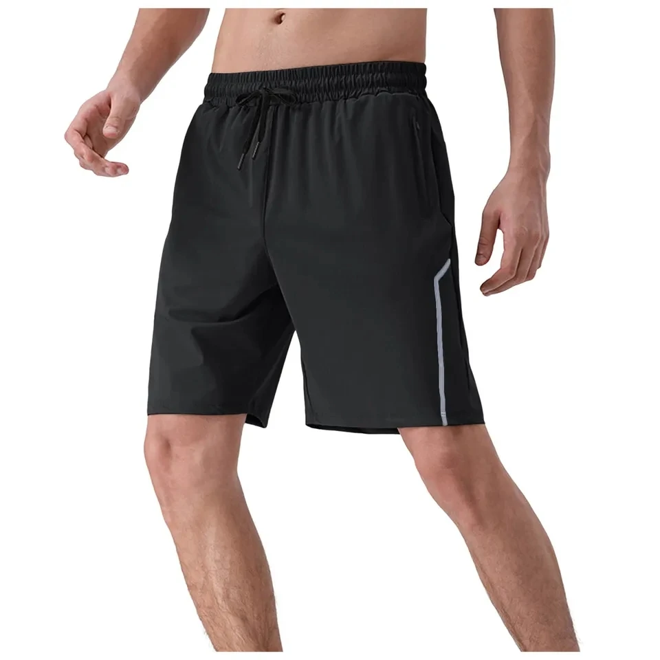 

Summer Running Track Shorts Mens Casual Jogger Shorts Lightweight Elastic Waist Athletic Workout Short Pants With Pockets
