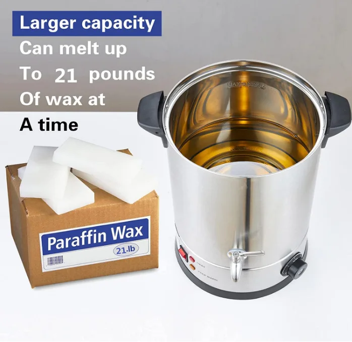 Top Sell Wax Melter for Candle Making, Big Capacity iter Electric Wax Melter Wax Melting Pot with Quick Pour Spout