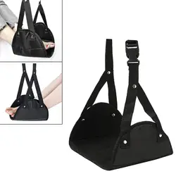 Foot Heel Hammock Travel Foot Rest Portable Foot Sling Leg Rest Airplane Footrest for Trian Plane Home Office AT Work Flying