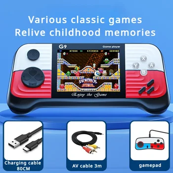 Game handle PSP handheld game console single and double handle game console classic Retro handheld Arcade 666 one