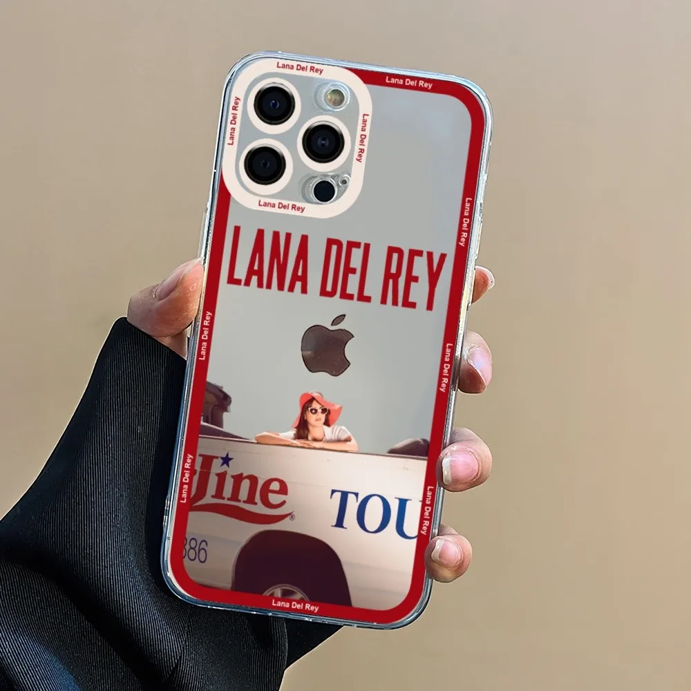 Lana album Del R-Rey Phone Case Phone Case For iPhone 11 12 Mini 13 14 15 Pro Max Transparent Shell