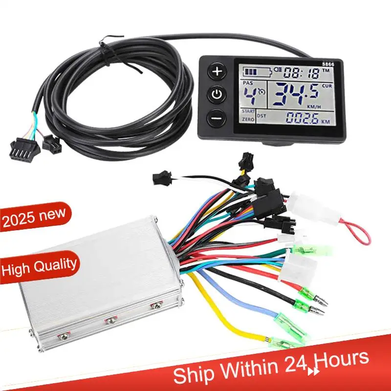 

ABJX New Waterproof LCD Display Panel Electric Scooter Brushless Controller Kit Durable Motor Brushless Controller Set