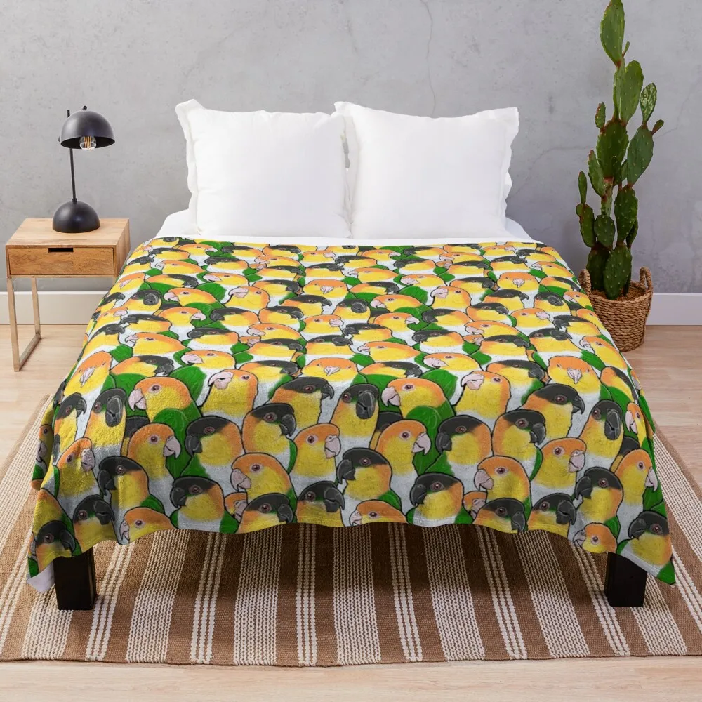 

Caique Parrots Throw Blanket WarmBlanket Fashion Sofa Blankets