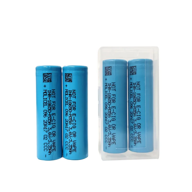 Batteria originale Molicel M35A INR 18650 3500mAh batterie ricaricabili agli ioni di litio ad alta capacità 10A 3.7V per giocattoli torcia elettrica