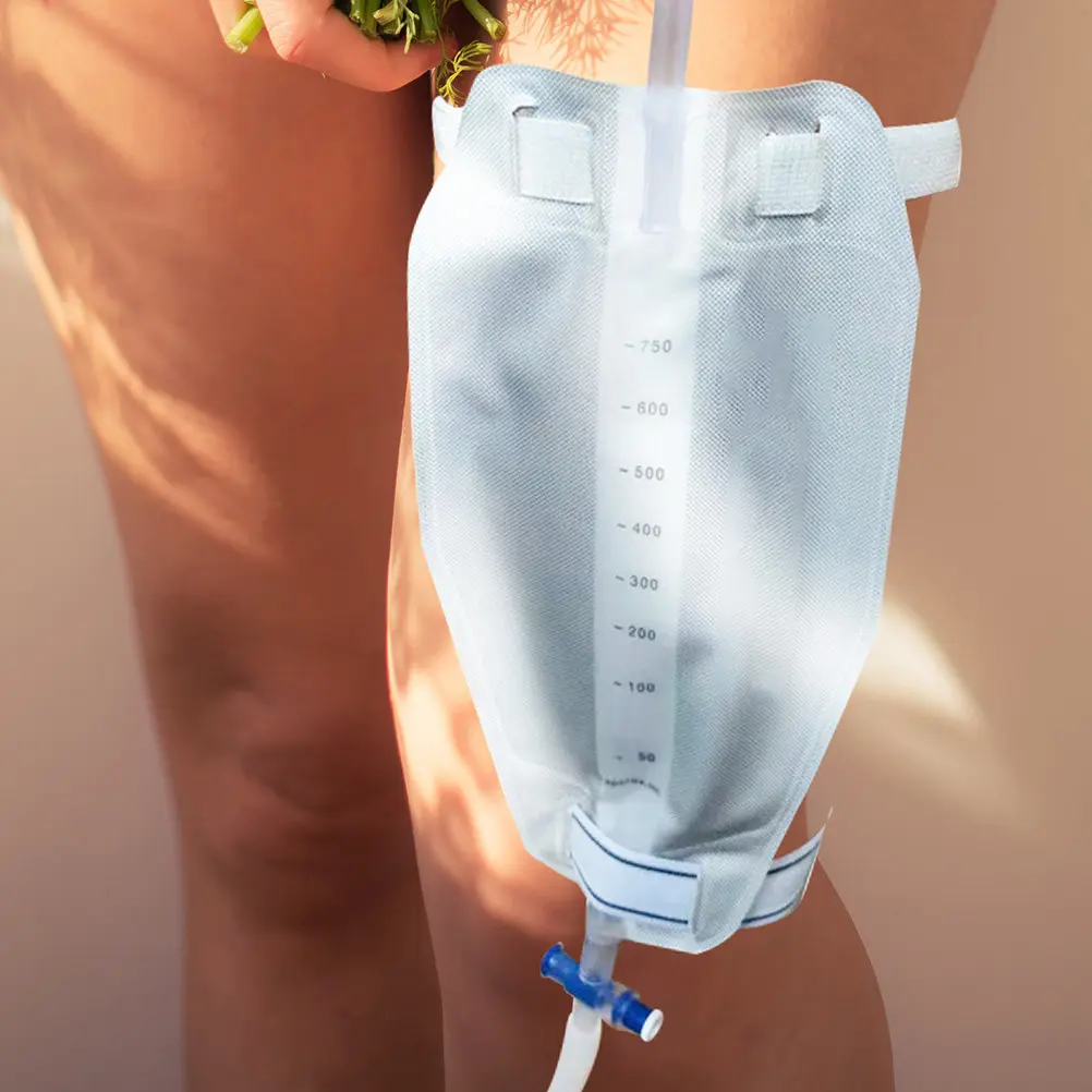 

6Pcs Elastic Bandage for Catheter Fixation Polyester Material Secure Urine Bag on Leg Universal Fit Comfortable Breathable