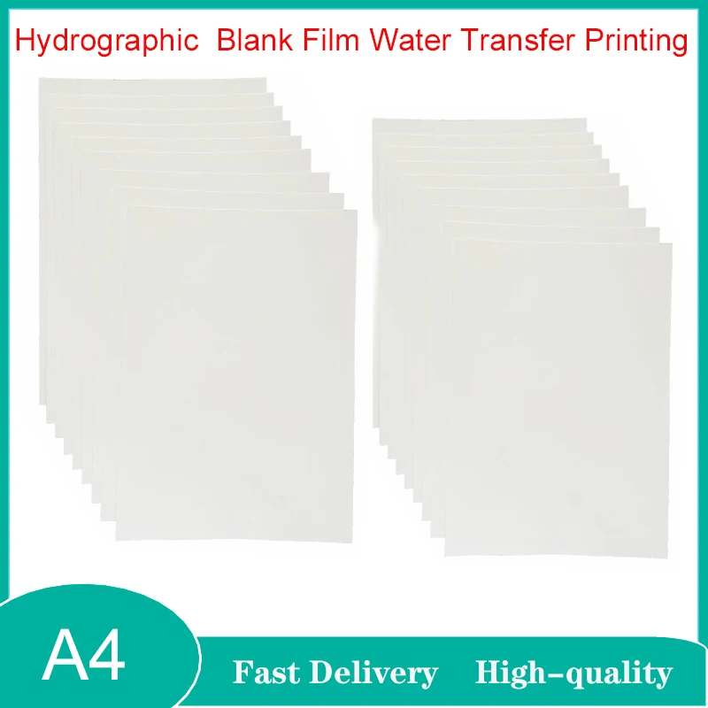A4 Hydrographic Blank Film Water Transfer Printing Printable Hydro Dipping Film Activador Hydrographic Activator