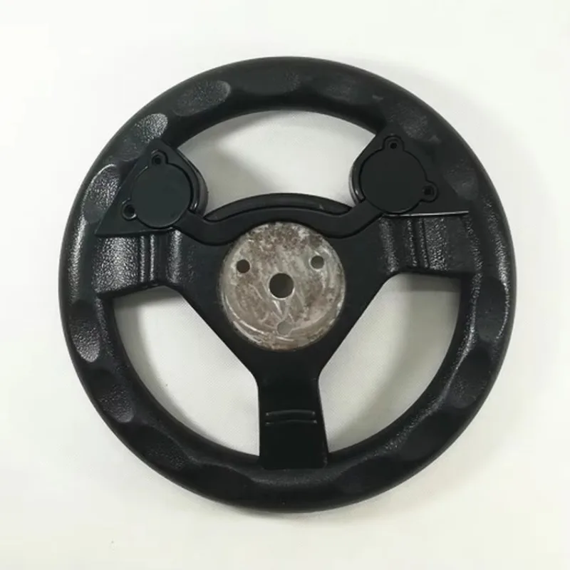 JSJM JSJM-SC000052 Coin Operated Arcade Machine Video Game City Game Racing Simulator Console Steering Wheel Metal & PU US Plug