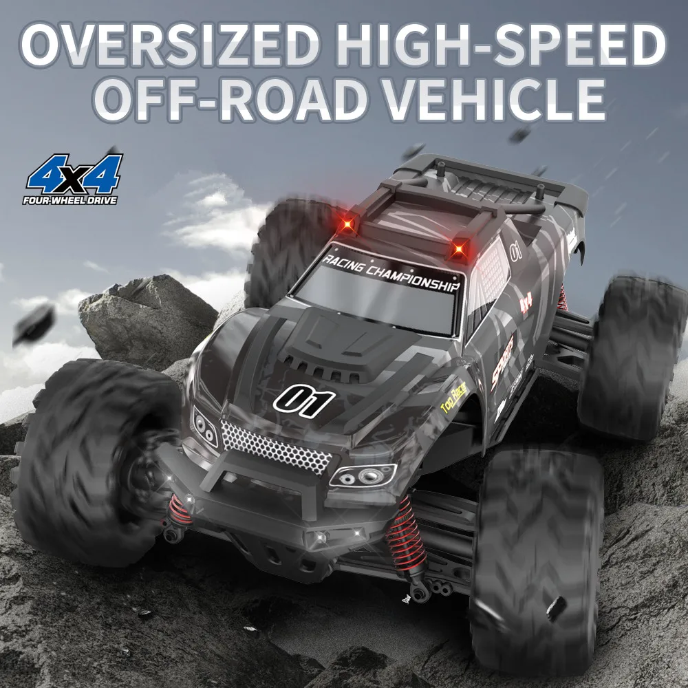 1:10 Scale Large RC Cars  45km/H High Speed Drift Off  Road 4x4 2.4G Remote Control Car 4WD Rc Truck  Rc Drift Car Toys