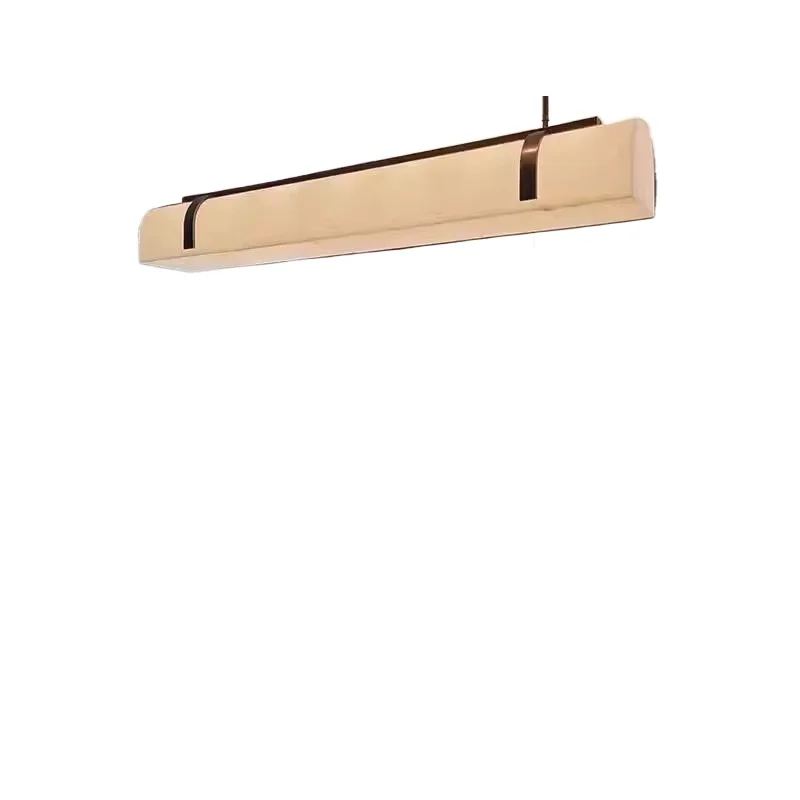 

Villa modern simple high-end new Italian minimalist large flat-floor restaurant marble chandelier dining table lamps