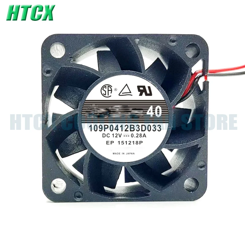 NEW 4028 4cm 12v 0.28A 109P0412B3D033 large Air Volume Power Cooling Fan