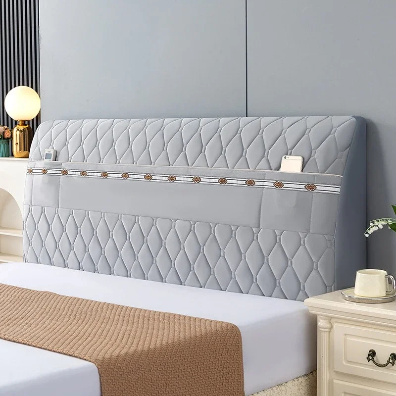 New Thickened Bedhead Dust Cover with Four Seasons Universal Clip Cotton Anti Collision Protection Available in Multiple Styles