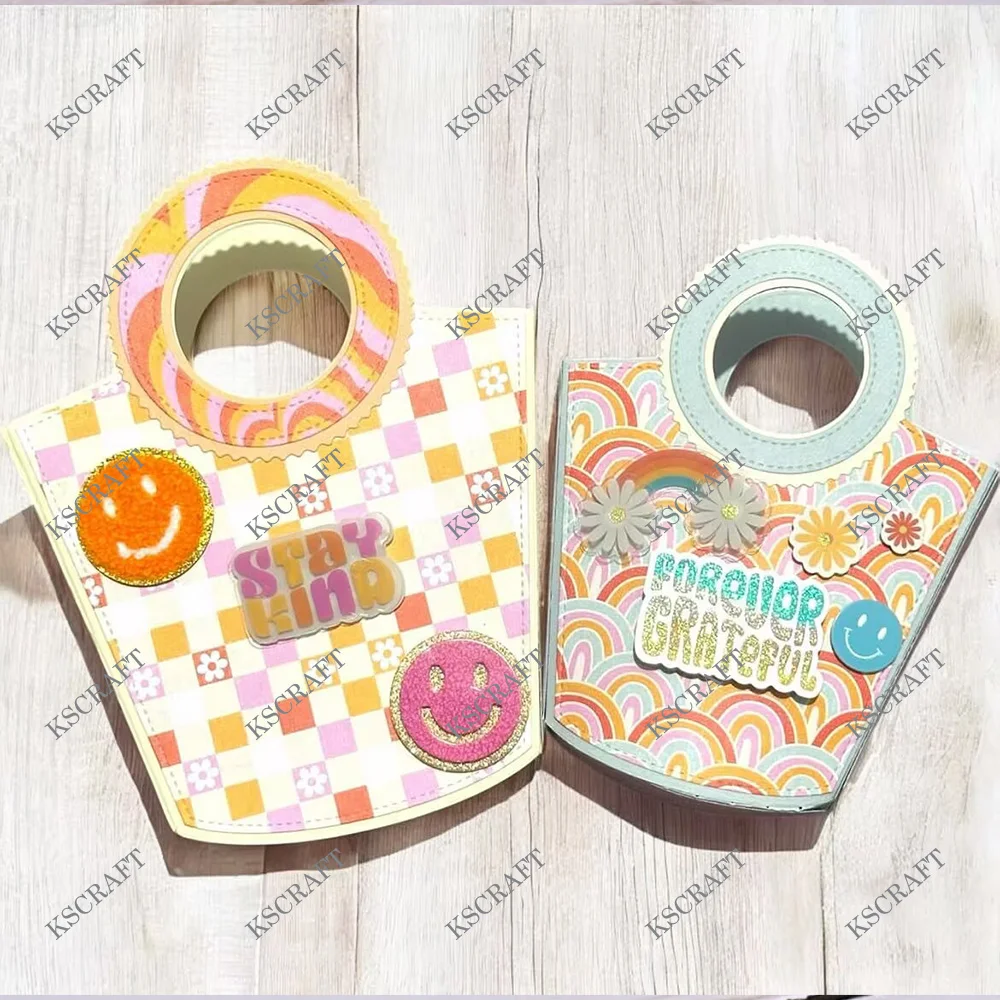 KSCRAFT 3D torba wiosenna wykrojniki szablony dla DIY Scrapbooking dekoracyjne tłoczenie kartki DIY