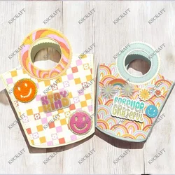 KSCRAFT 3D Spring Bag Cutting Dies Stencils for DIY Scrapbooking Decorative Embossing DIY Paper Cards