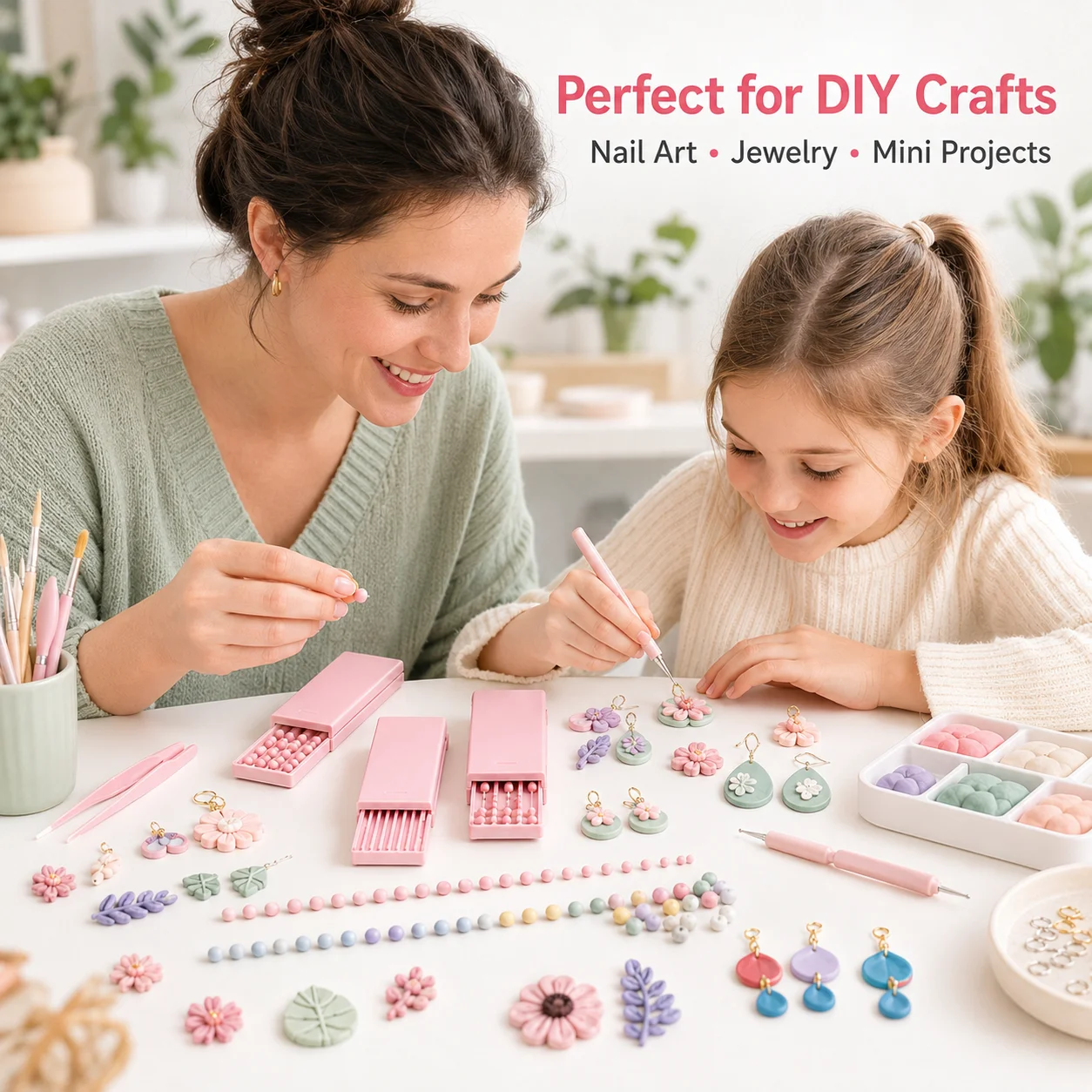 2/3/4/5mm Print Clay Gel Ball Maker Reusable DIY Bead Tool for Jewelry Making Home Workshop Handmade Craft Supplies view 5