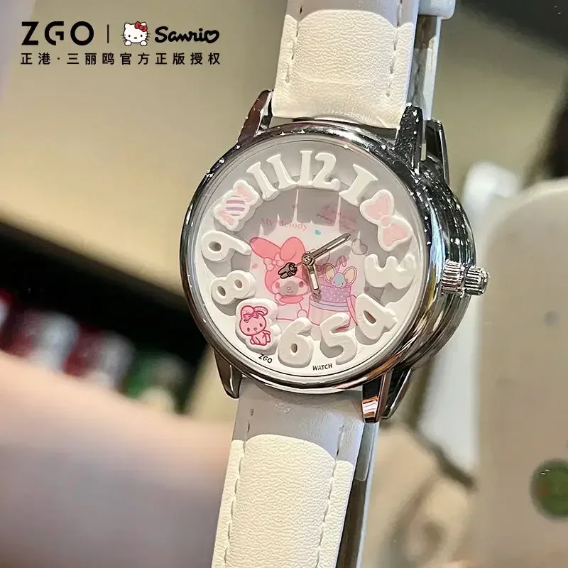 ZGO Melody montre lumineuse pour enfants filles Ins montres à Quartz cadeaux d'anniversaire mignons