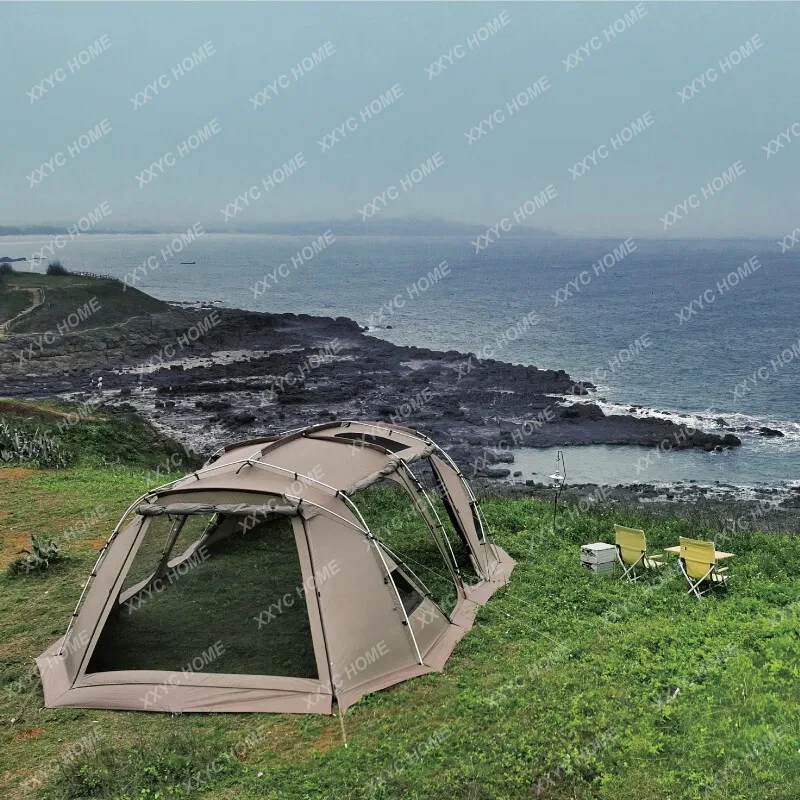 

Outdoor Camping Tent Aurora All-Weather Tunnel Tent Large Space for 8-10