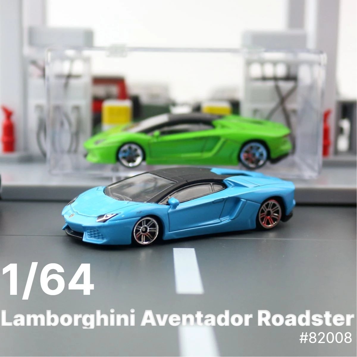 

1/64 Lamborghini Aventador Roadster Toy Car, MINIAUTO Vehicle Model, Free Wheel Diecast Metal Collection, Gift For Boy With Box