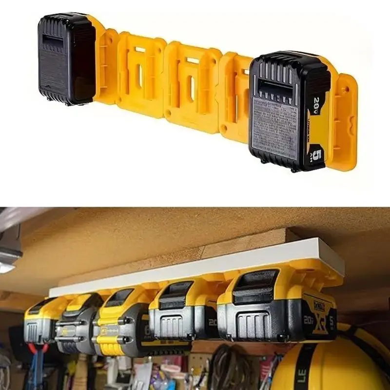 

Y1UD Set of 5 Battery Storage Wall Mount Tool Bracket Fixing Suitable for Efficient Organization in Tool Sheds and Workshops