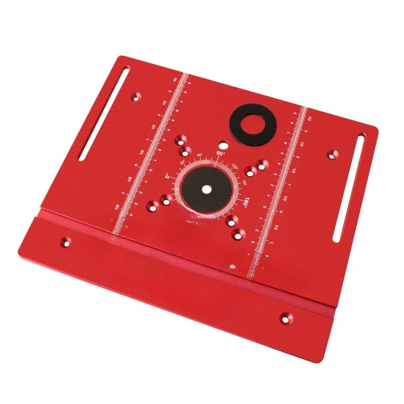 New C8 aluminum alloy bakelite milling flip-chip lifting, engraving machine trimming insert plate, metric scale