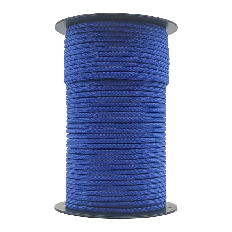 50/100M 7-adriges Fallschirmseil 550 4mm Outdoor Polyester Parachute-Seil Camping Überlebens-Zeltseil Gebündelte Wäscheleine – Detail 17