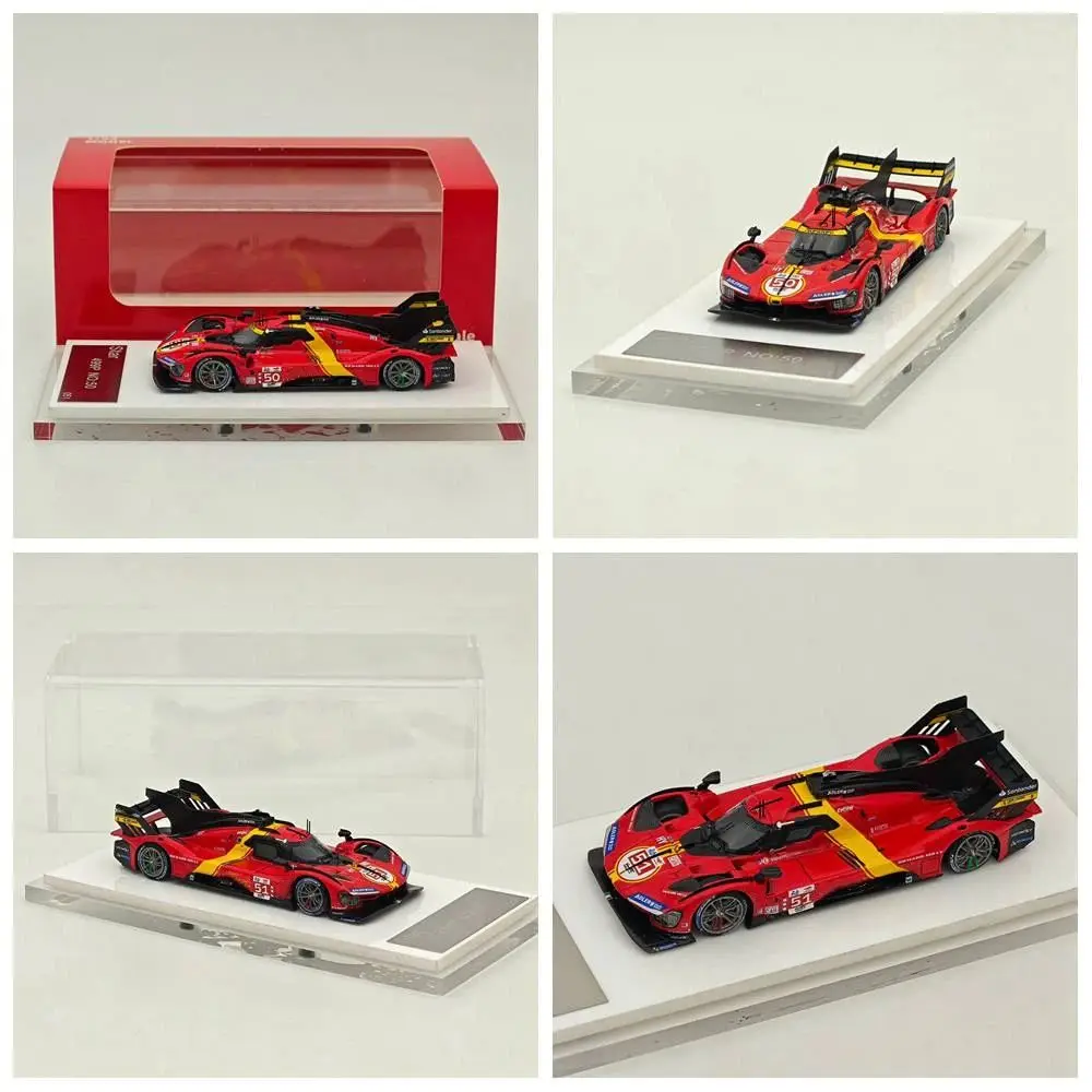 รถแข่งสตาร์ 1:64 สเกล 499P 24H ลีแมนส์ ปี 2023 # 50 # 51 ชิ้น โมเดลเรซิ่น คอลเลคชั่นลิมิเต็ด
