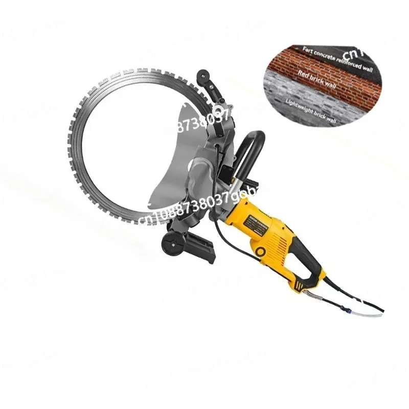 Handheld High Frequency Ring Saw Brushless Wall Cutting Machine for Door and Window Stone Reinforced Iron Concrete