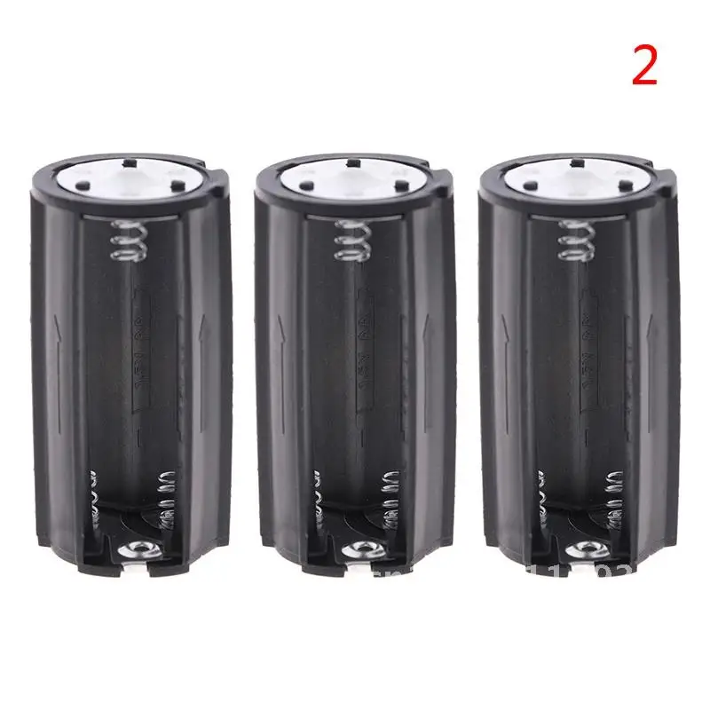 1/3Pcs 3x AA to D Size AA battery Adapter Converter Holder Case Box